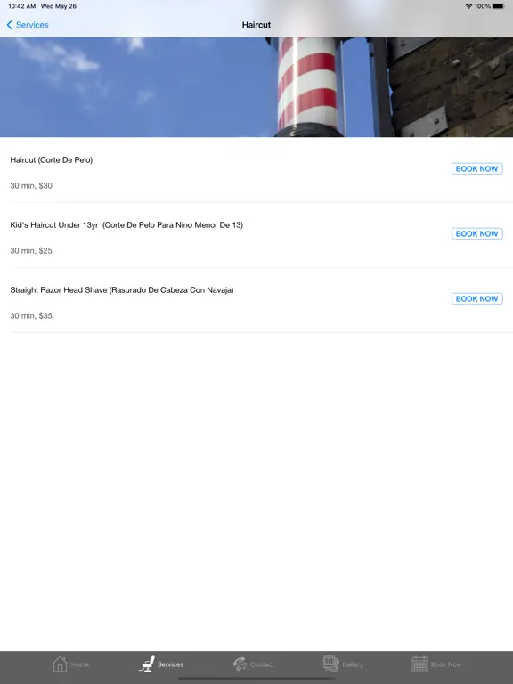 Tonsorial Zeus iPad  स्क्रीनशॉट