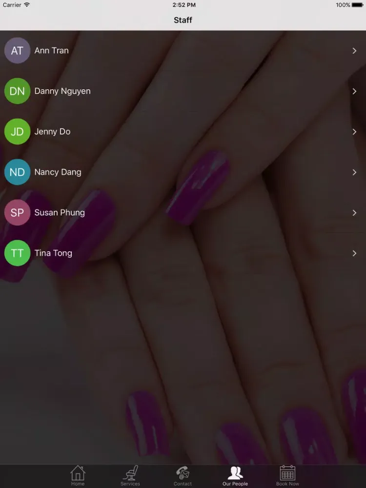 Скриншоты Allure Nails & Spa iPad 