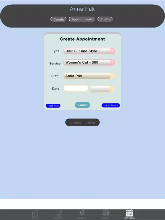 Anna Dallas iPad  Screenshots