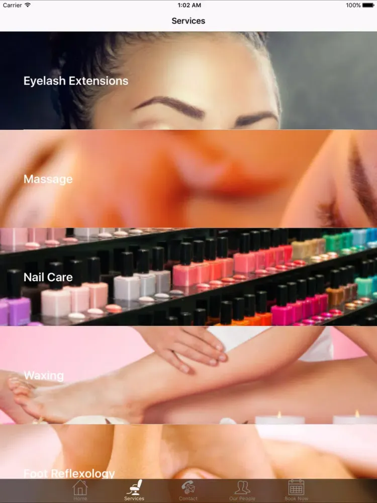 Vang Nails & Spa - Demo iPad  Screenshots