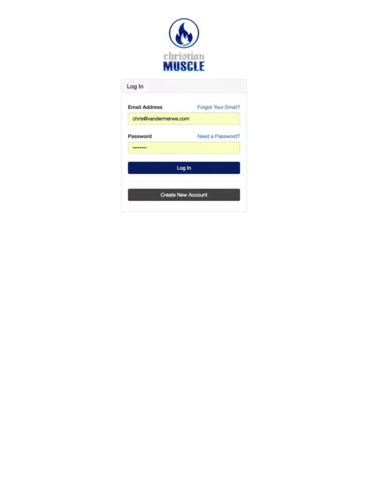 Zrzuty ekranu Christian Muscle iPad 