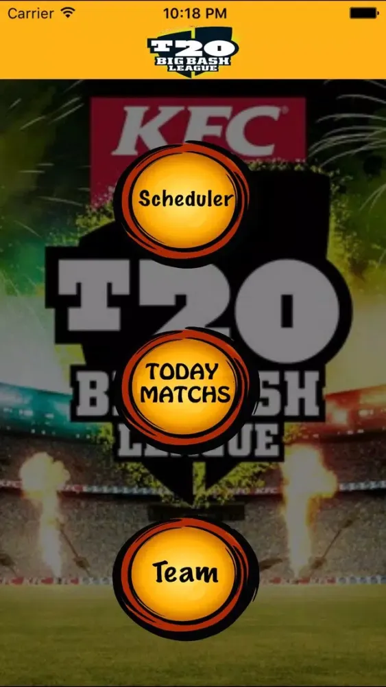 ภาพหน้าจอของ BBL - Schedule 2018