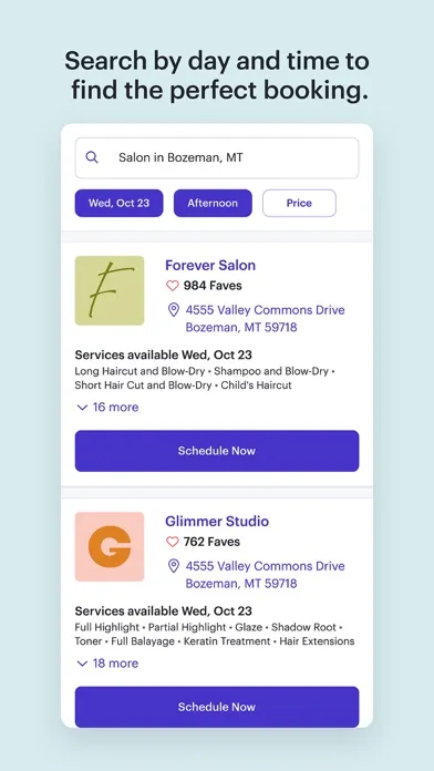 Schedulicity Screenshots