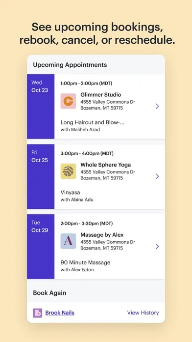 Schedulicity Screenshots