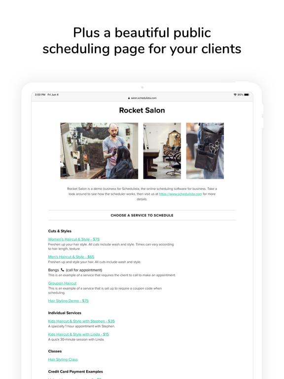 صور Schedulista Appointments iPad 