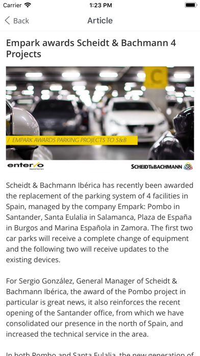 Scheidt & Bachmann swap سکرین شاٹس
