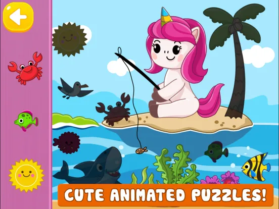 Zrzuty ekranu Unicorn Coloring Puzzle Games iPad 