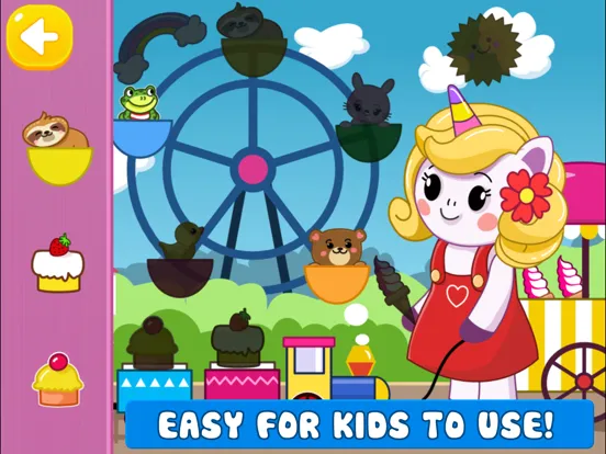 Zrzuty ekranu Unicorn Coloring Puzzle Games iPad 