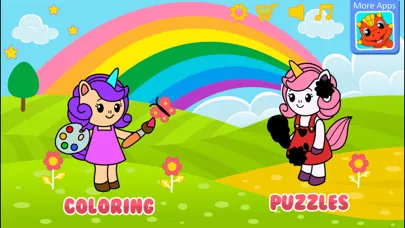 Zrzuty ekranu Unicorn Coloring Puzzle Games