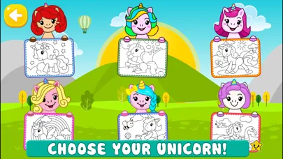 Zrzuty ekranu Unicorn Coloring Puzzle Games