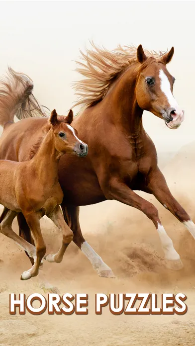 Captures d'écran de Horse Jigsaw Puzzle Games