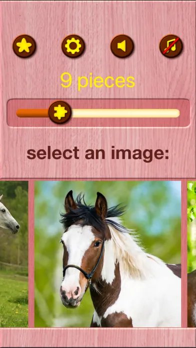 Captures d'écran de Horse Jigsaw Puzzle Games