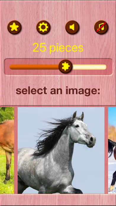 Captures d'écran de Horse Jigsaw Puzzle Games