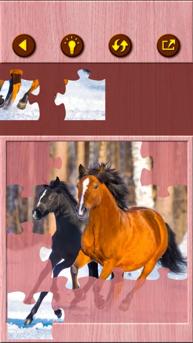 Captures d'écran de Horse Jigsaw Puzzle Games