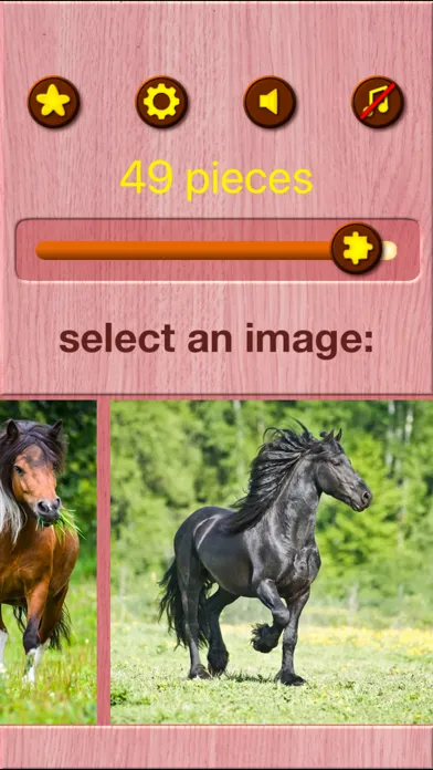 Captures d'écran de Horse Jigsaw Puzzle Games
