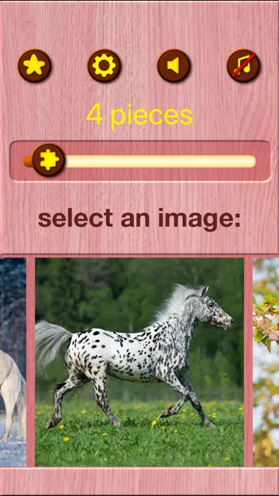 Captures d'écran de Horse Jigsaw Puzzle Games