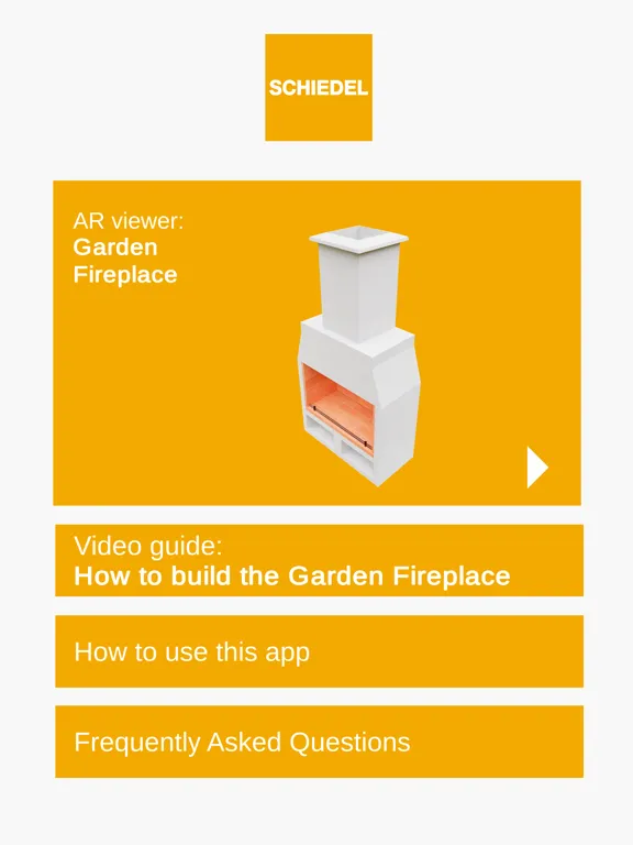 Zrzuty ekranu AR Outdoor Fireplace Designer iPad 