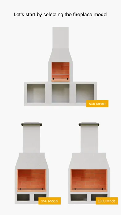 Zrzuty ekranu AR Outdoor Fireplace Designer