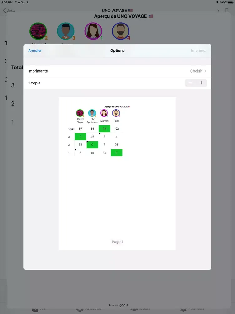 Scored iPad  স্ক্রিনশট