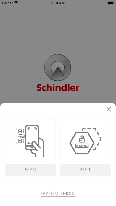 Schindler BuilT-In QR應用截圖