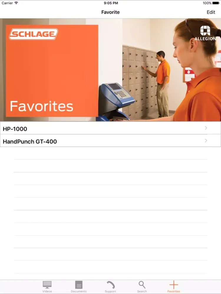 Schlage HandPunch Info iPad 应用截图