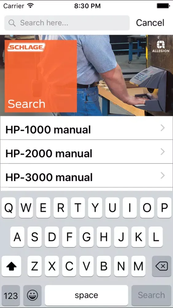 Schlage HandPunch Info应用截图