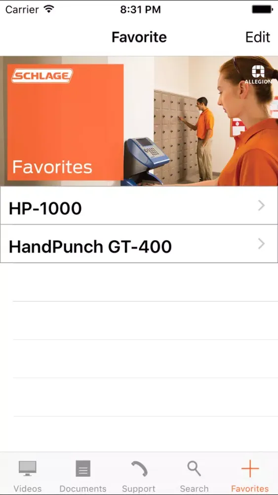 Schlage HandPunch Info应用截图