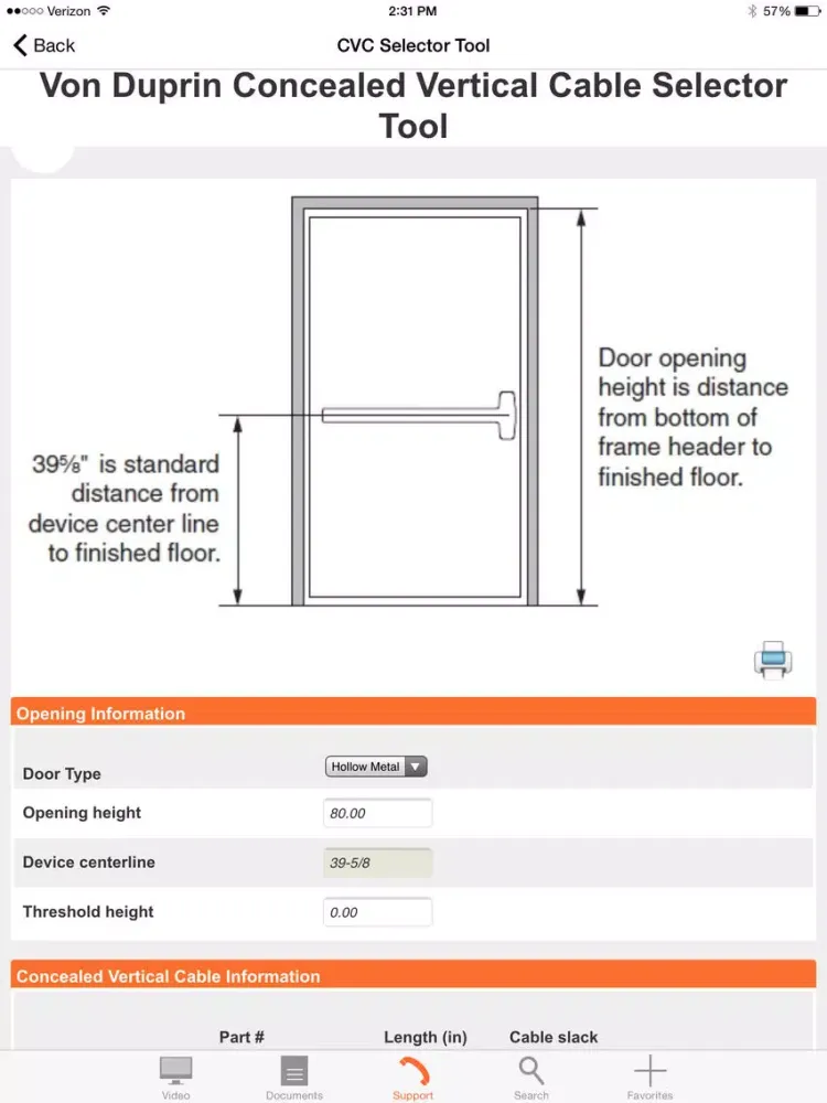Von Duprin How-To iPad  스크린샷
