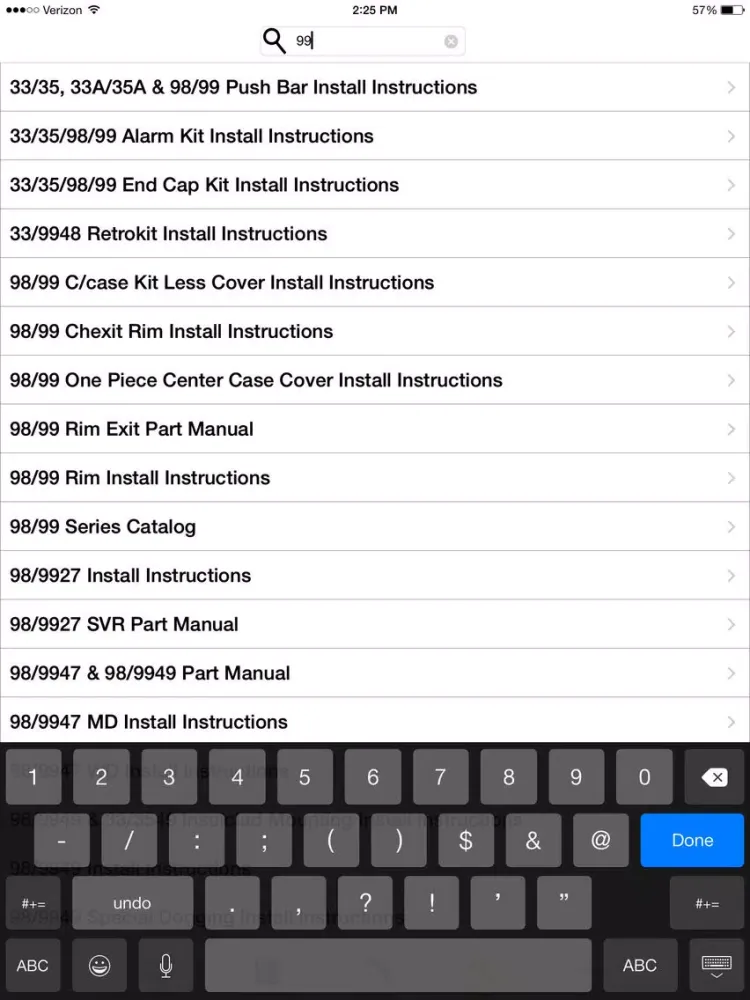 Von Duprin How-To iPad  스크린샷