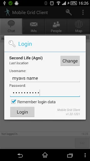 Mobile Grid Client Ekran Görüntüleri