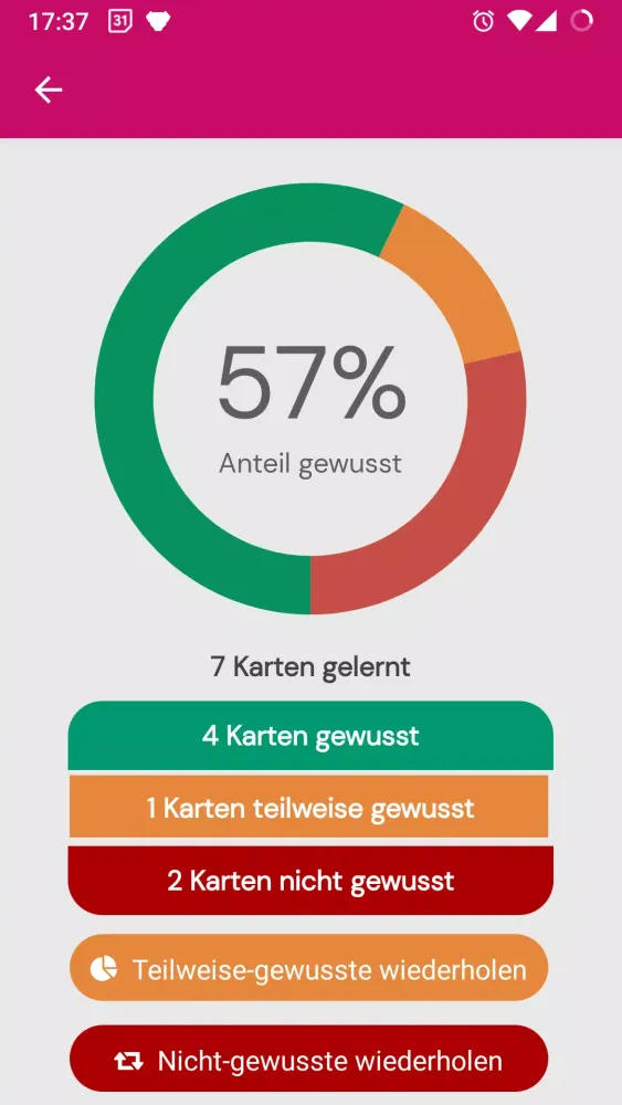 Tangkapan skrin TFA Wissen