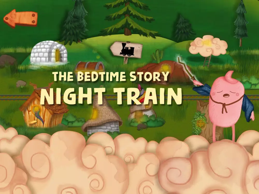 Tangkapan layar Bedtime Stories - Night Train iPad 