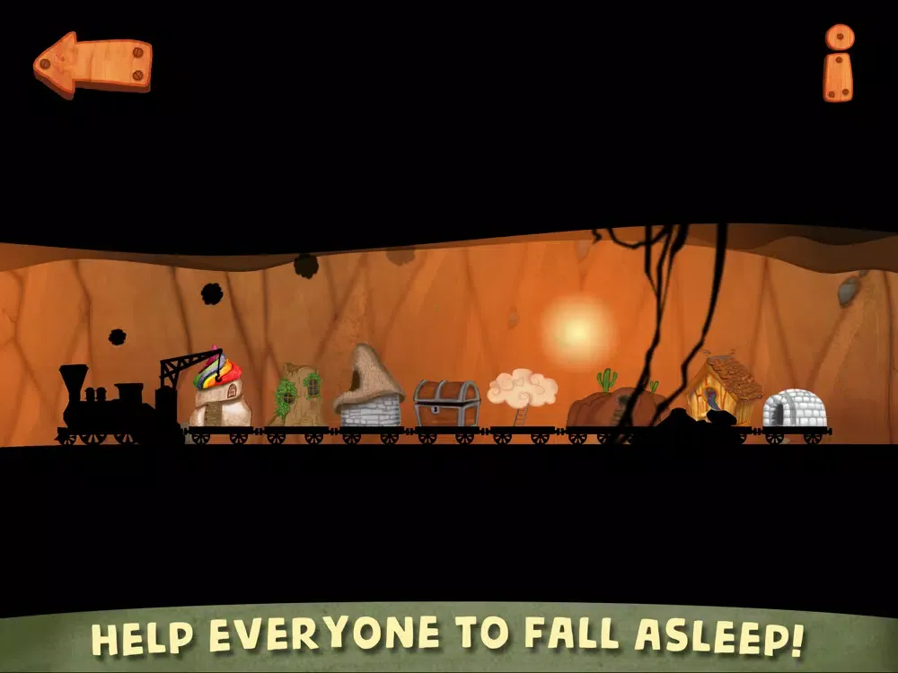 Tangkapan layar Bedtime Stories - Night Train iPad 