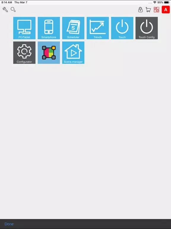 Wiser for KNX iPad  Screenshots