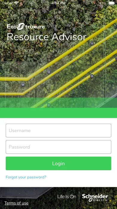 Capturas de tela do Resource Advisor