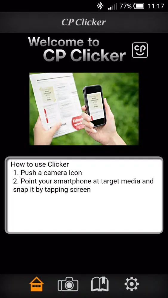 Tangkapan skrin SE Clicker