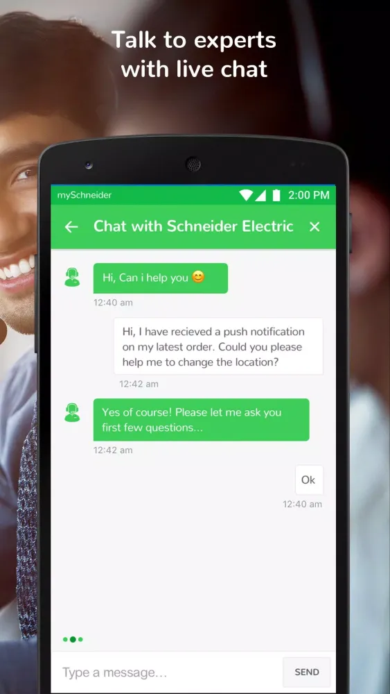 ภาพหน้าจอของ mySchneider