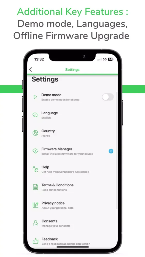 Zrzuty ekranu eSetup
