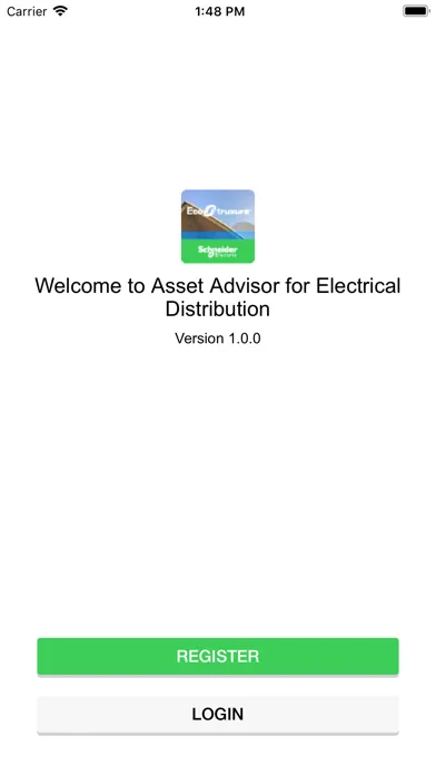 Capturas de tela do EcoStruxure Asset Advisor