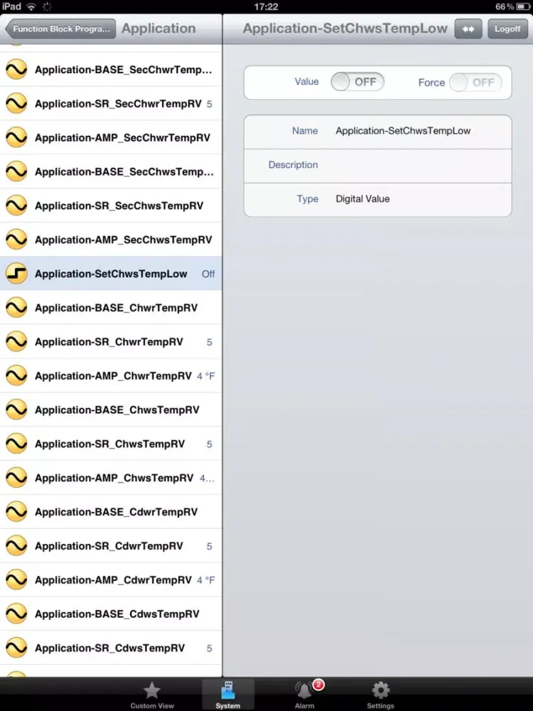 Zrzuty ekranu Building Operation Technician Tool iPad 
