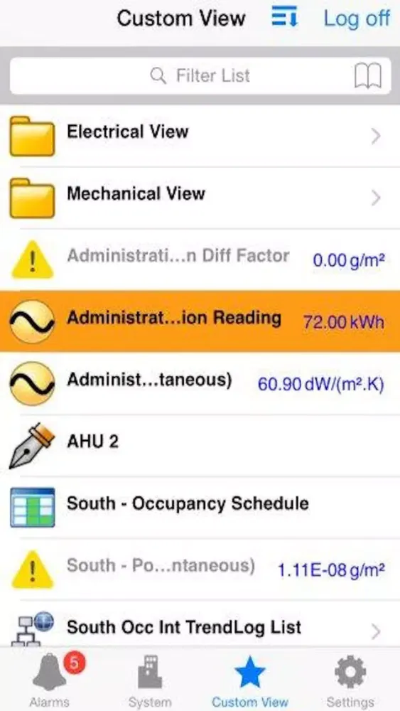 Zrzuty ekranu Building Operation Technician Tool