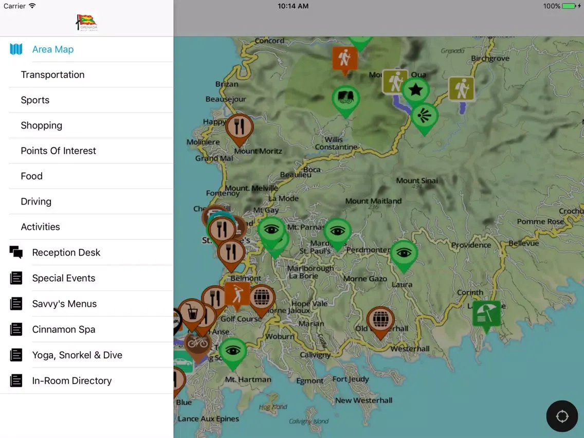 Mount Cinnamon Resort Grenada iPad  Ekran Görüntüleri