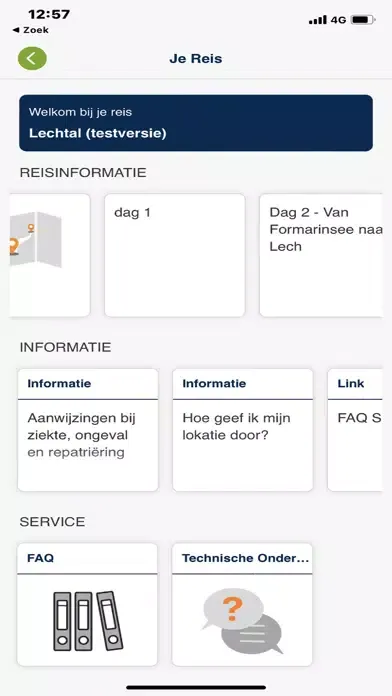 SNP Reis app Screenshots