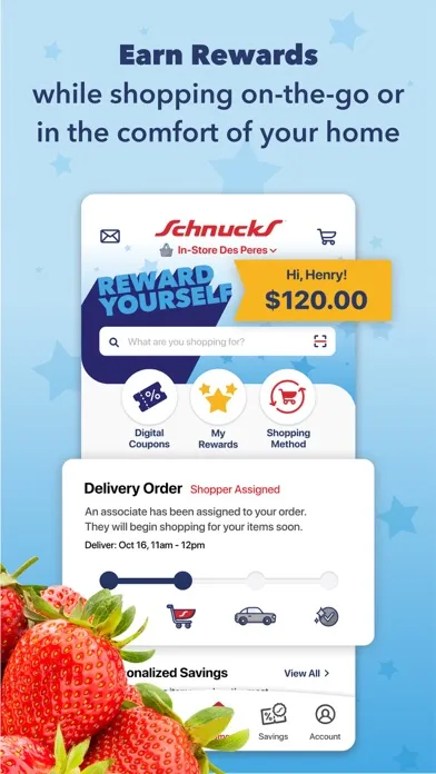 Capturas de pantalla de Schnucks Rewards