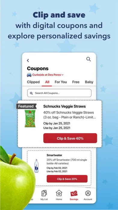 Capturas de pantalla de Schnucks Rewards