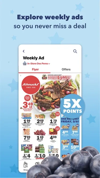 Capturas de pantalla de Schnucks Rewards