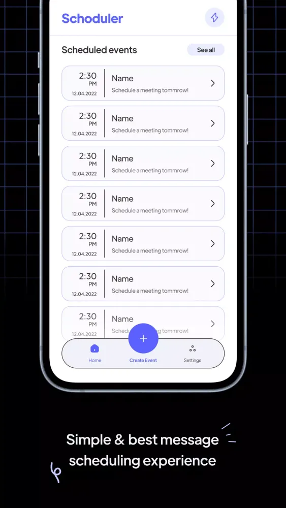 Schoduler - Message Scheduler Screenshots