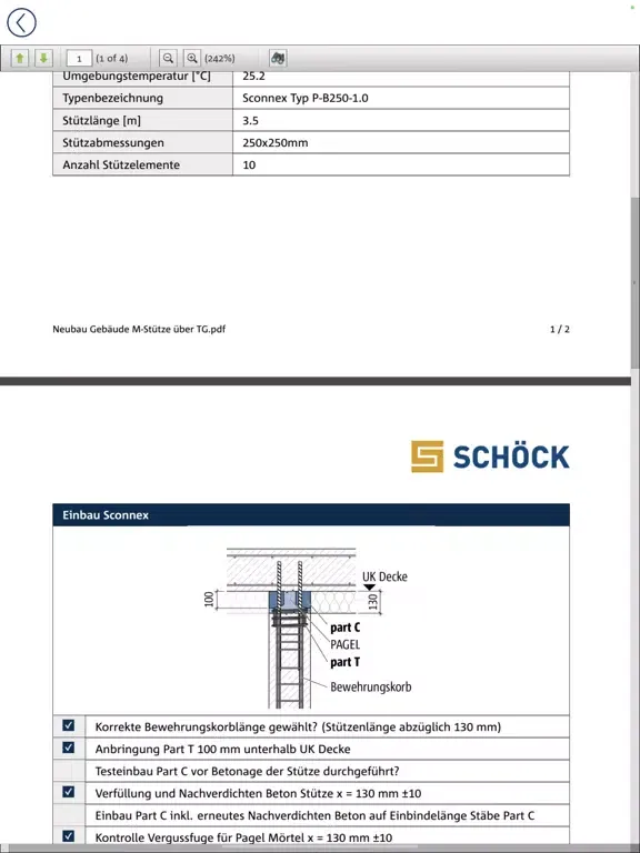 Schöck S-Construct iPad  سکرین شاٹس
