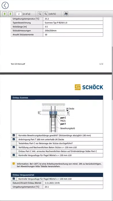 Schöck S-Construct سکرین شاٹس