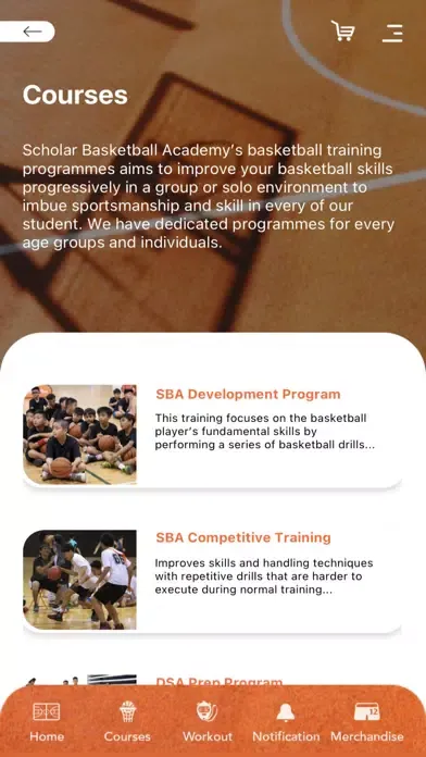 Scholar Basketball Academy سکرین شاٹس